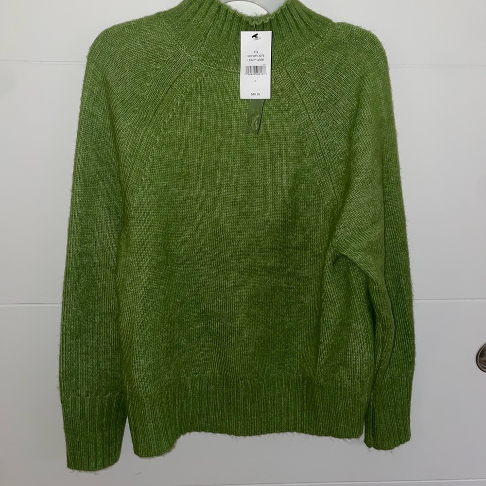 Saks Green Knit Sweater